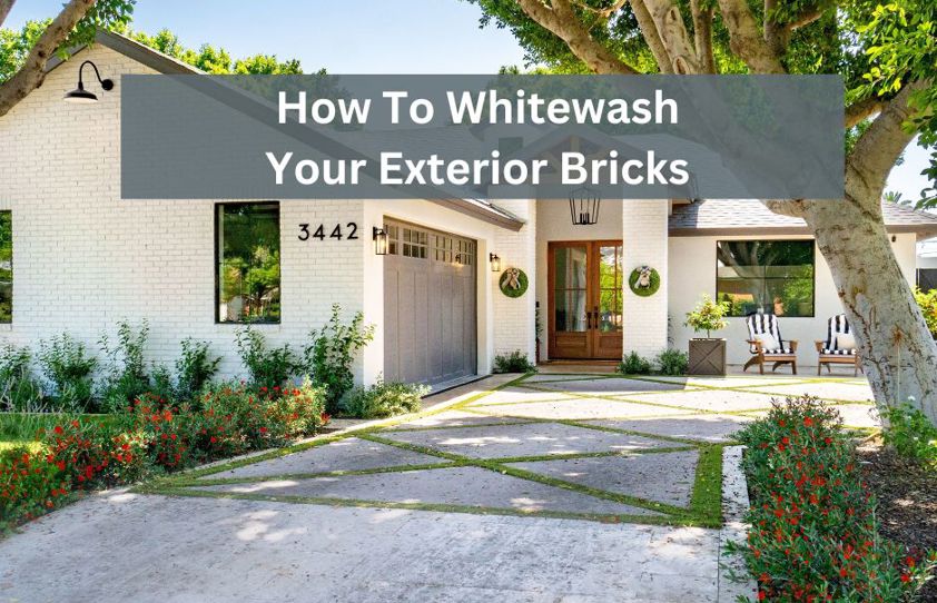 How To Whitewash Your Exterior Brick